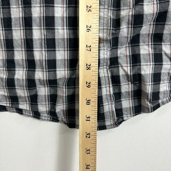 Carhartt Button Down Shirt‎ Mens Size 2XL Plaid Short Sleeve Relaxed Fit - Picture 9 of 9